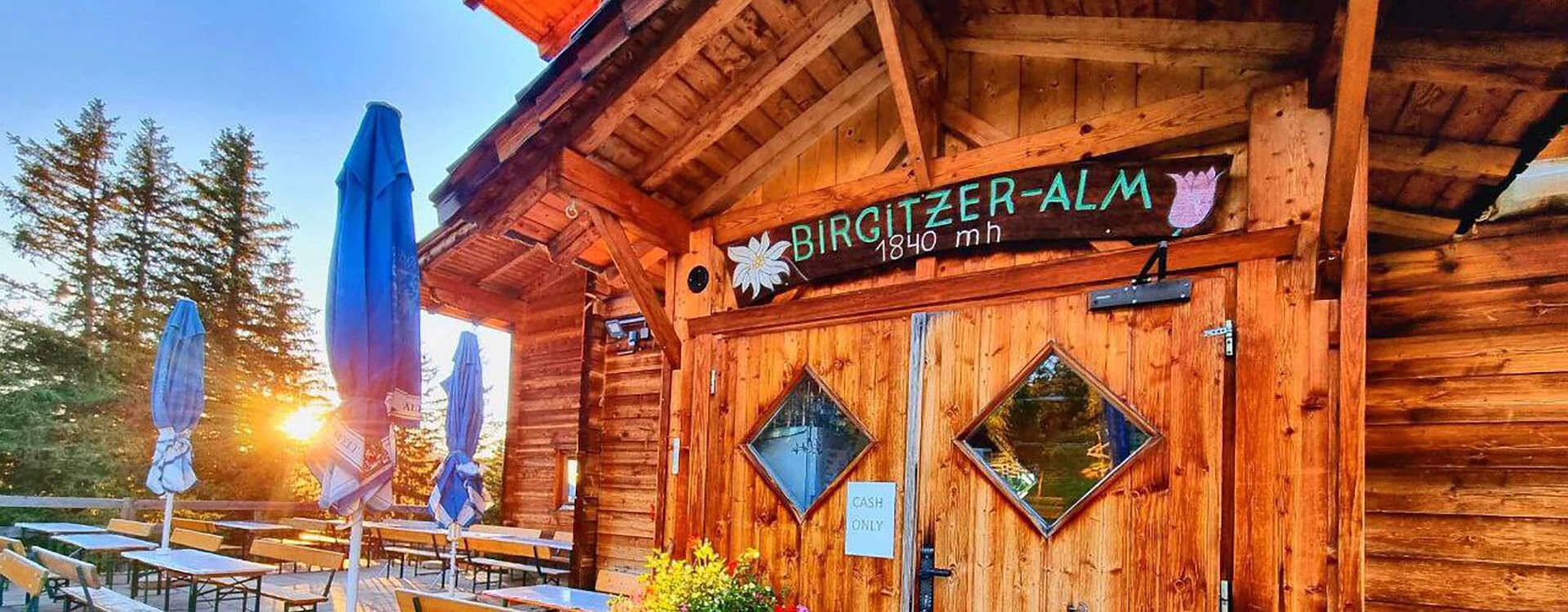 Birgitzer Alm Eingang